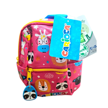 Carioca - Zainetto Animal Rosa - CM 24,5x17,5x9,5 (413504)