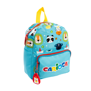 Carioca - Zainetto Tondo Animal Blu CM 28x23x11 (412501)