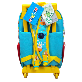 Carioca - Zaino Trolley per la scuola Animal Blue