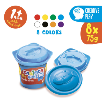 Carioca Baby Do Plastilina 75gr da 8 pz