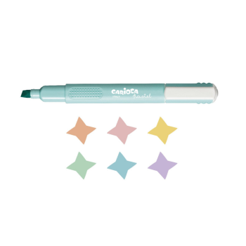 Carioca Evidenziatori Pastel, confezione da 6 Pz