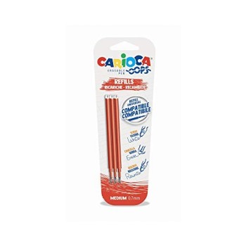 Carioca Oops Ricariche Penna Cancellabile Rossa, Colore Rosso