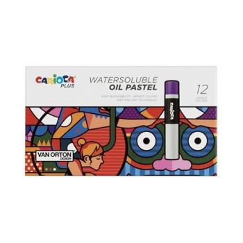 Carioca Plus Pastelli Ad Olio Acquarellabili da 12