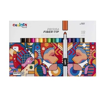Carioca Plus Pennarelli Prisma da 18