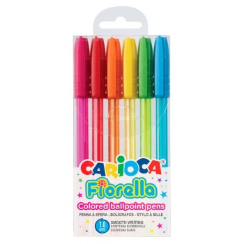 Carioca penne multicolor Fiorella 6 pezzi