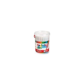 Carioca, Pennarelli punta maxi Jumbo barattolo - 50 PZ