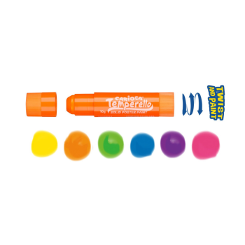 Carioca, temperello neon, 6 PZ