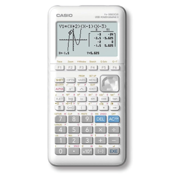 Casio - Calcolatrice grafica bianco display 216x384 pixel (FX-9860GIII)