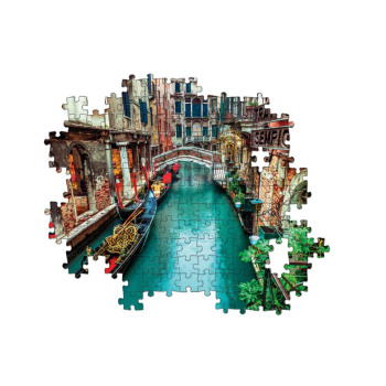 Clementoni - puzzle Città collection – "Canale di Venezia” – 1000 pezzi, puzzle adulti