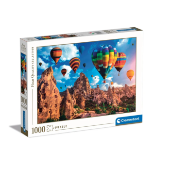 Clementoni - puzzle Città collection – "Mongolfiere in Cappadocia” – 1000 pezzi, puzzle adulti