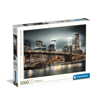 Clementoni - puzzle Città collection – "New York Skyline” – 1000 pezzi, puzzle adulti