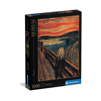 Clementoni - puzzle museum collection - Munch, "L'Urlo" - 1000 pezzi - puzzle per adulti