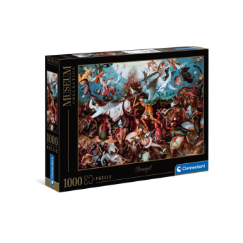 Clementoni - puzzle museum collection -Bruegel, "La Caduta degli Angeli Ribelli" - 1000 pezzi -puzzle adulti