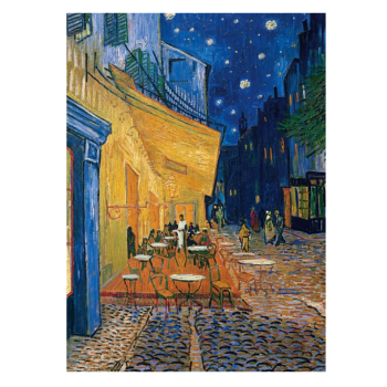 Clementoni - puzzle museum collection – Van Gogh, “Terrazza del Caffè la Sera” – 1000 pezzi, puzzle adulti