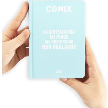 Comix - Diario 16 Mesi 2025/26 - Giornaliero Mini Azzurro