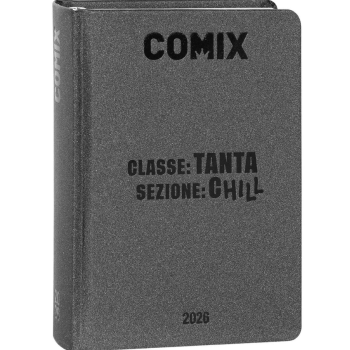 Comix - Diario 16 Mesi 2025/26 - Giornaliero Mini Charcoal