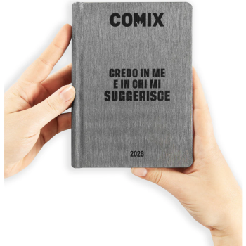 Comix - Diario 16 Mesi 2025/26 - Giornaliero Mini Grigio