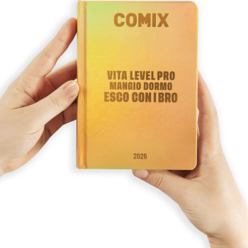 Comix - Diario 16 Mesi 2025/26 - Giornaliero Mini Oro