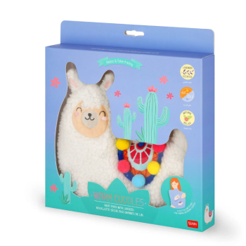 Cuscino Termico con Semi di Lino - Warm Cuddles, tema lama