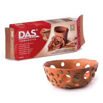 DAS Terracotta, Pasta per modellare, 500 grammi (F387100)