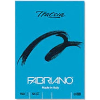 Fabriano - Blocco Traccia A6 150 Fogli- 55 gr- colore Celeste (19100686)