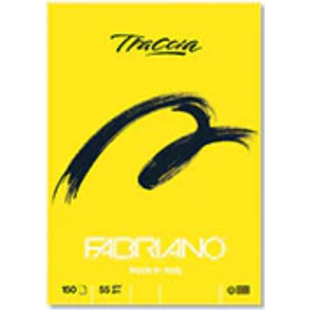 Fabriano - Blocco Traccia A6 150 Fogli- 55 gr- colore Giallo (19100686)