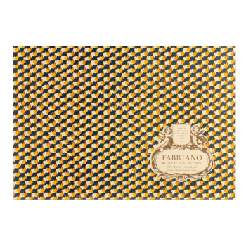 Fabriano - Blocco per artisti 23X31cm - 300 gr -20 fogli 50% cotone grana fine (04001331)