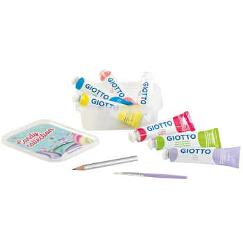 GIOTTO, 7 Tempere Candy Collection, Colori Pastello