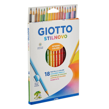 Giotto - Matite colorate Stilnovo - conf.18 (F278200)