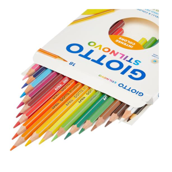 Giotto - Matite colorate Stilnovo - conf.18 (F278200)