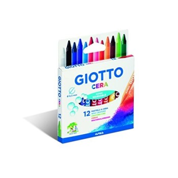 Giotto, Pastelli a Cera in Astuccio da 12 Colori