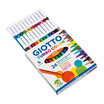 Giotto - Pennarelli Turbo Color Conf. 24 Colori - (F417000)