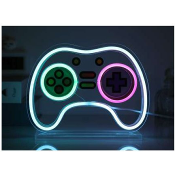 Itotal - Lampada LED Neon let's play - Gamepad