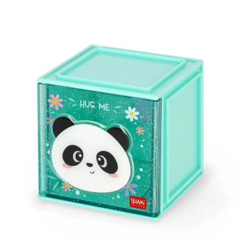 Legami -  Box Componibile da Scrivania - Cutie Cube - Panda (SBX0002)