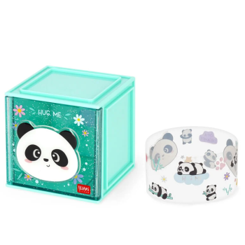Legami -  Box Componibile da Scrivania - Cutie Cube - Panda (SBX0002)