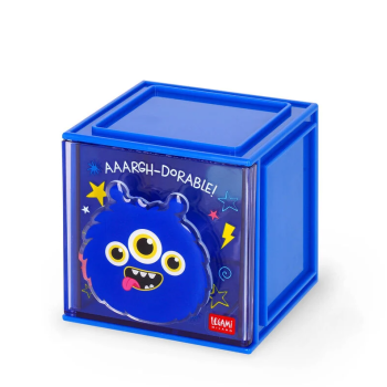 Legami - Box Componibile da Scrivania - Cutie Cube - Monster (SBX0006)