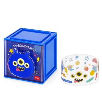 Legami - Box Componibile da Scrivania - Cutie Cube - Monster (SBX0006)