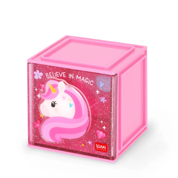 Legami - Box Componibile da Scrivania - Cutie Cube - Unicorn (SBX0001)