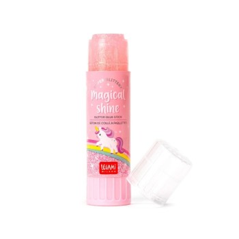 Legami, Colla Stick con Glitter, Glitter Rosa