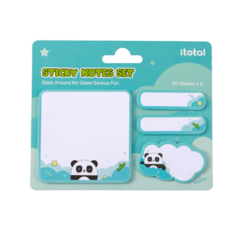 i-Total - Set Sticky Notes Pandastic (XL3113)