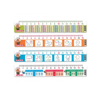 Arda - Righello 16 Cm Mathematics Soggetti assortiti (28917MBAR)