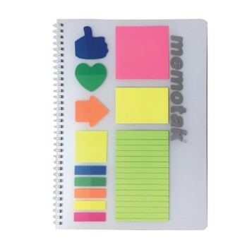 Quadernone spiralato memotak con post-it