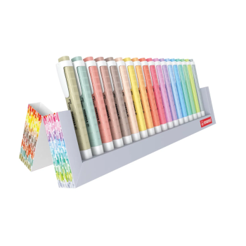 Stabilo - evidenziatori tascabili swing cool deskset da 18 colori ass.: 6 colori NatureCOLORS + 12 Pastel (275/18-02-05)