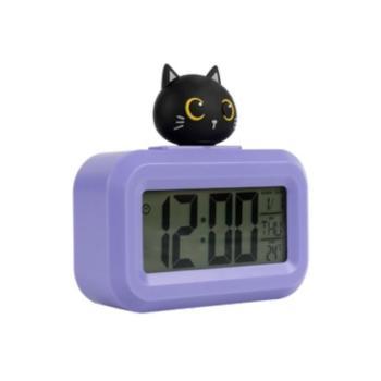 i-Total - Sveglia Digitale Gatto Nero (XL2835)