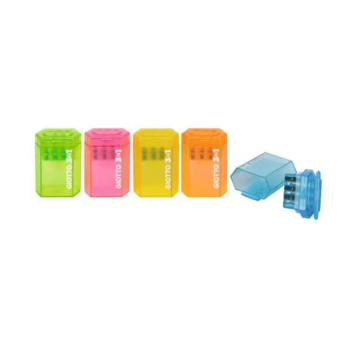 Giotto - Temperamatite 3Fori 3 in 1 colori assortiti casuali