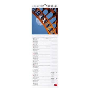Legami - Calendario da Parete 2026 - 16 x 49 cm Paris (CAL260076)