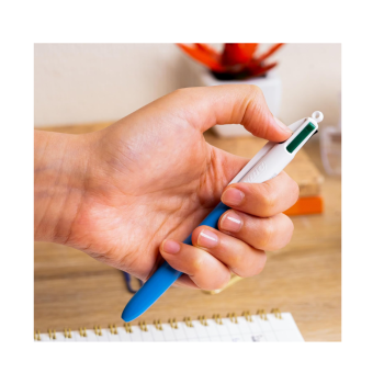 Bic - Penna a sfera a scatto multifunzione 4 Colori - Conf.12