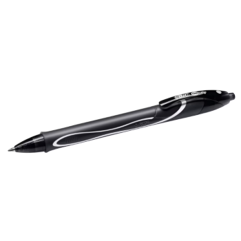 Bic - Penna gel a scatto Bic Gelocity Quick Dry nero - tratto 0,30 mm