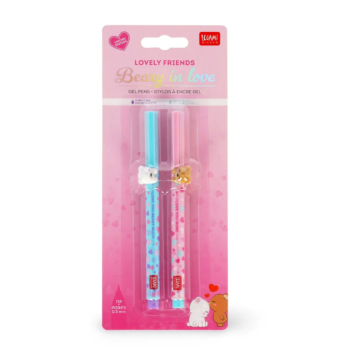 Legami - Set di 2 Penne Gel - Beary in Love Limited Edition (CPPSET1)
