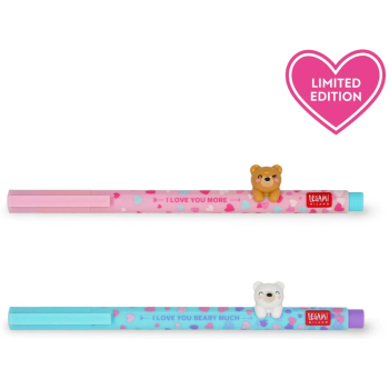 Legami - Set di 2 Penne Gel - Beary in Love Limited Edition (CPPSET1)